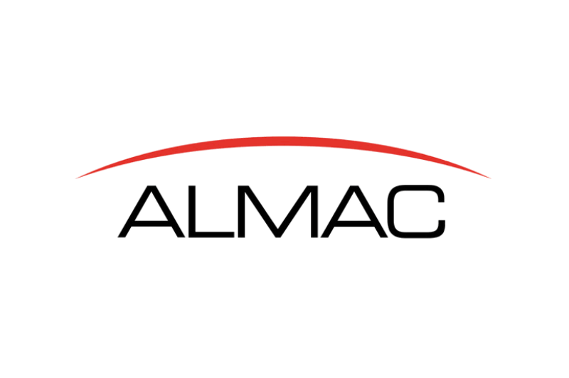 The logo for Almac