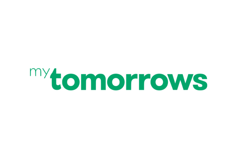 The logo for My Tomorrows